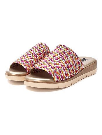 Claquettes Argent Femme XTI 143881