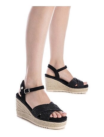 Sandales compensées femme