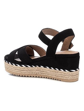 Sandales compensées femme