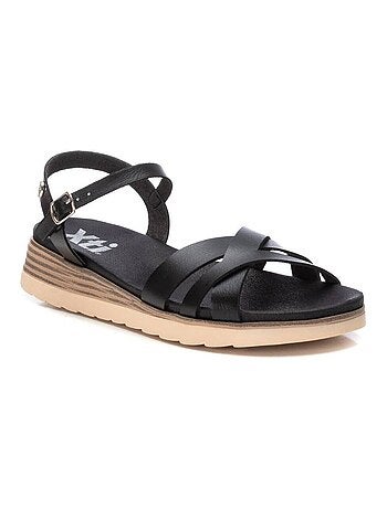 Sandales compensées femme