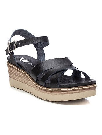 Sandales compensées femme