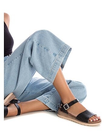 Sandales compensées femme