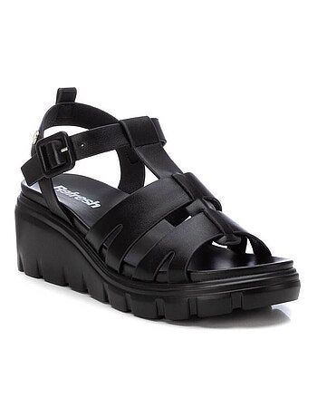 Sandales compensées femme