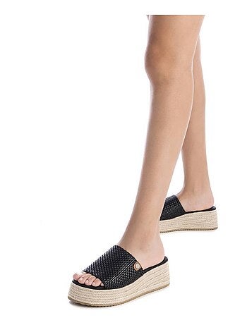 Sandales compensées femme