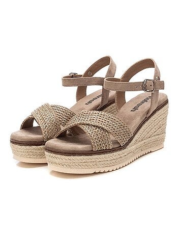 Sandales compensées femme