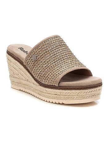 Sandales compensées femme