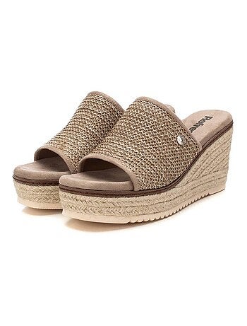 Sandales compensées femme