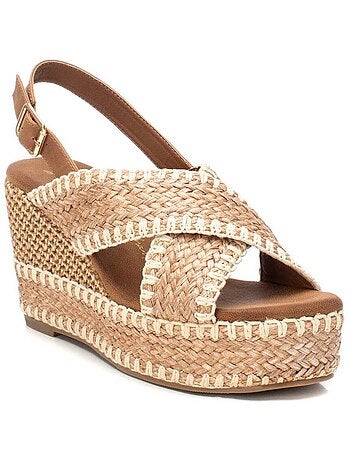 Sandales compensées femme