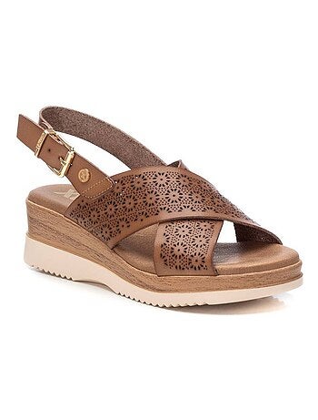 Sandales compensées femme