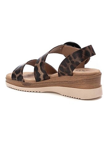 Sandales compensées femme