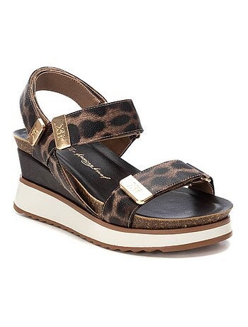 Sandales compensées femme