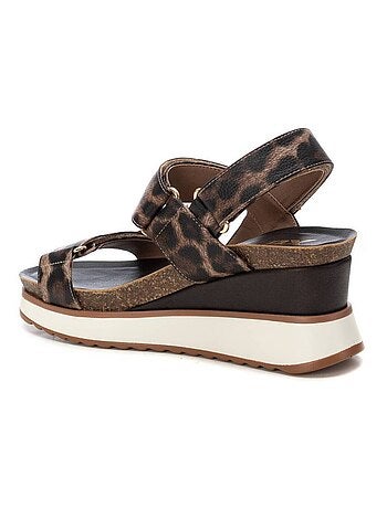 Sandales compensées femme