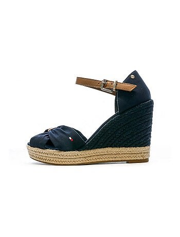 Sandales Compensées Camel Femme Tommy Hilfiger 10cm
