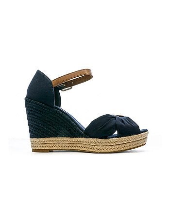 Sandales Compensées Camel Femme Tommy Hilfiger 10cm