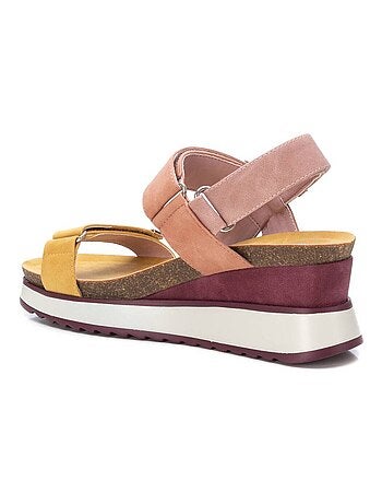 Sandales compensées femme