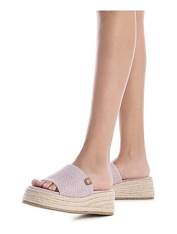 Sandales compensées femme