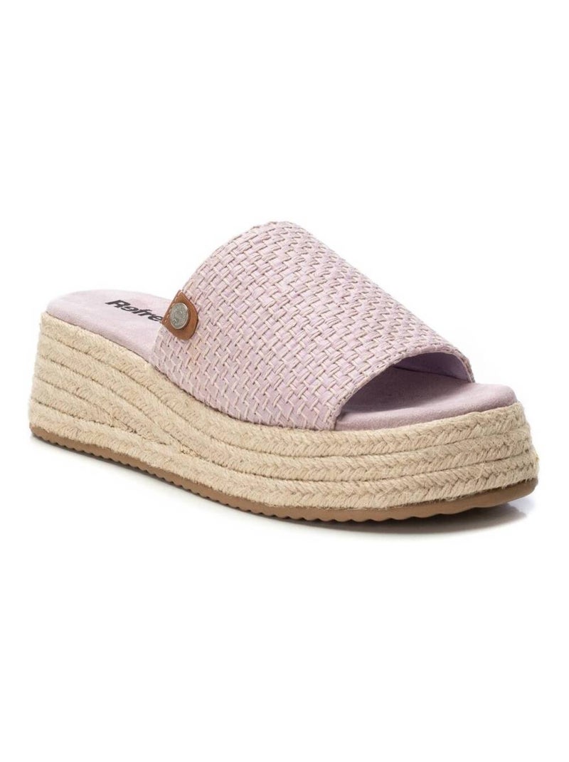 Sandales compensées femme Violet - Kiabi