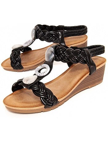 Sandales Compensées Matériel Synthétique Montevita