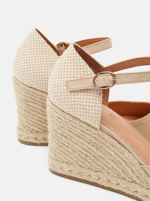 Sandales compensées modèle espadrilles BATA - Kiabi