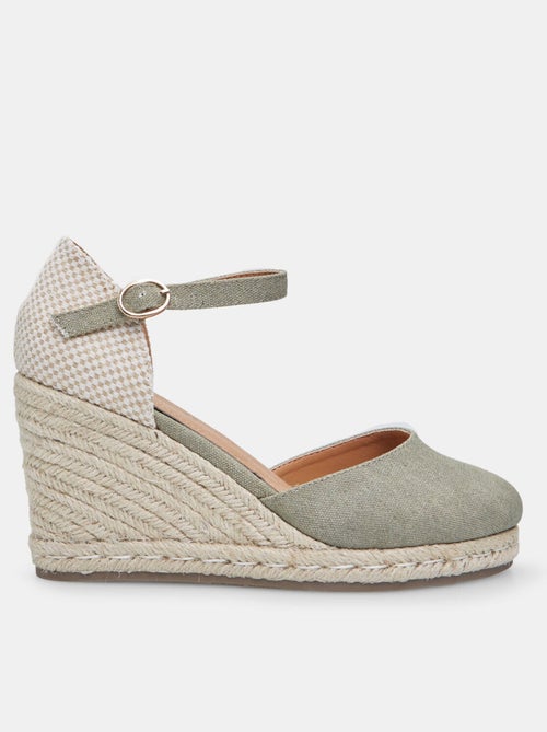 Sandales compensées modèle espadrilles BATA - Kiabi