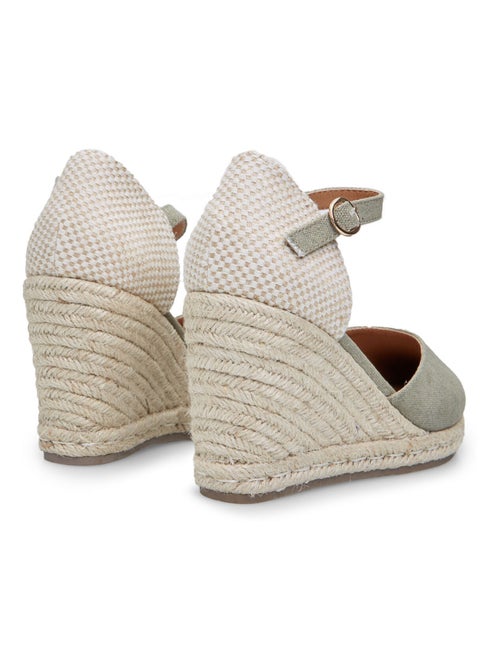 Sandales compensées modèle espadrilles BATA - Kiabi