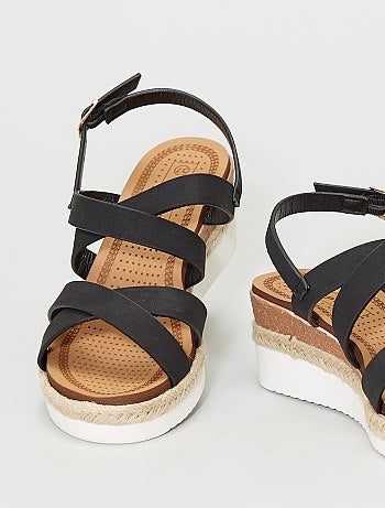 Sandales compensées