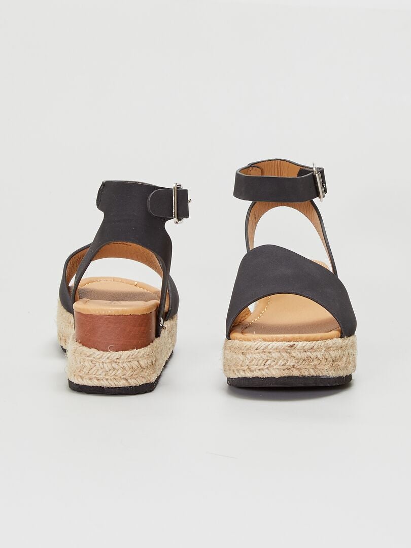 sandales compensées kiabi