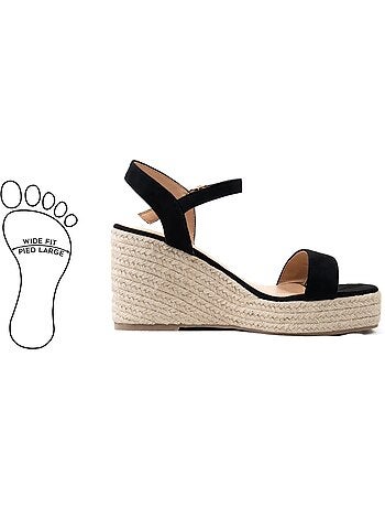 Sandales compensées pieds larges h - vic