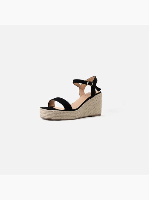 Sandales compensées pieds larges H - Vic - Kiabi Sandales compensées pieds larges H - Vic - Kiabi