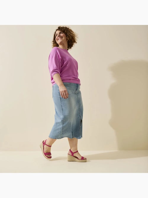 Sandales compensées pieds larges h - vic - Kiabi
