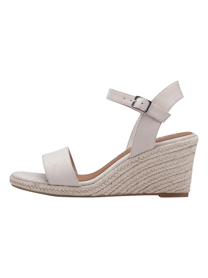 Sandales Compensées Tamaris Touch-It Beige - Kiabi
