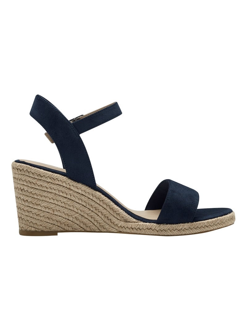 Sandales Compensées Tamaris Touch-It Bleu marine - Kiabi