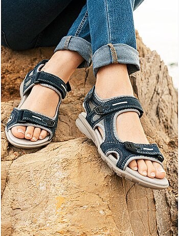 Sandales confort ouverture totale - PEDICONFORT
