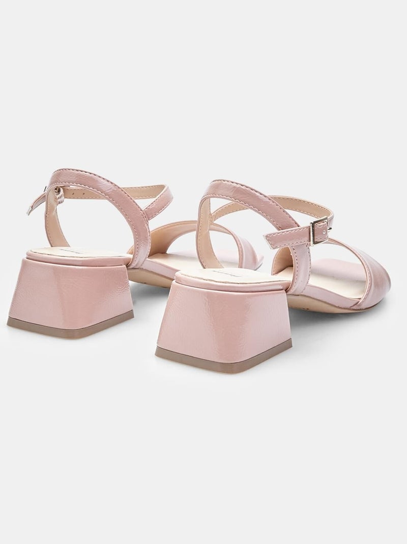 Sandales confortables  à talon BATA Beige - Kiabi