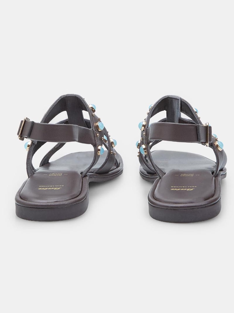 Sandales  confortables avec pierres BATA Marron - Kiabi