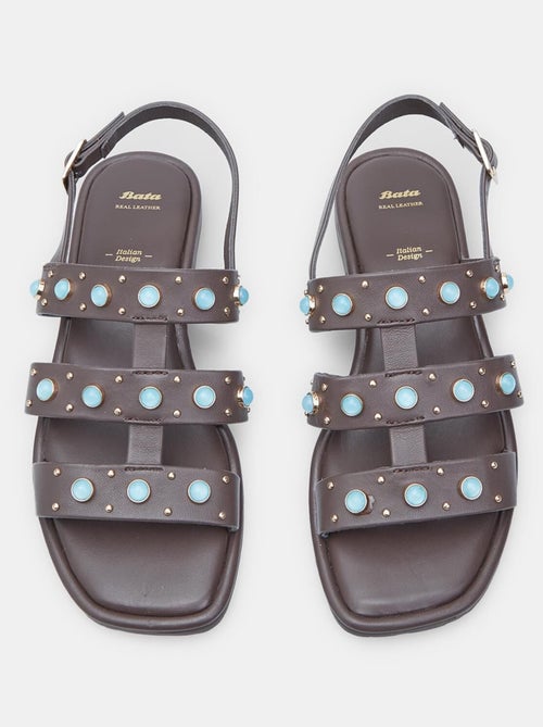 Sandales  confortables avec pierres BATA - Kiabi