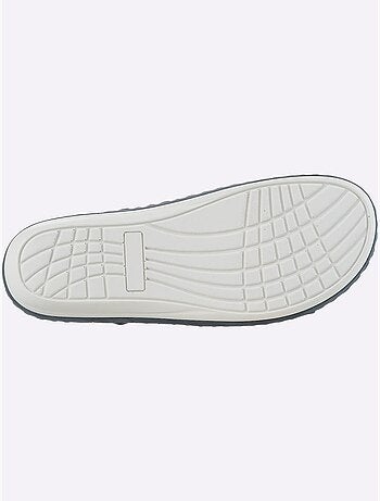 Sandales confortables avec semelle en cuir et fermetures auto-agrippantes - Taille standard - Witt