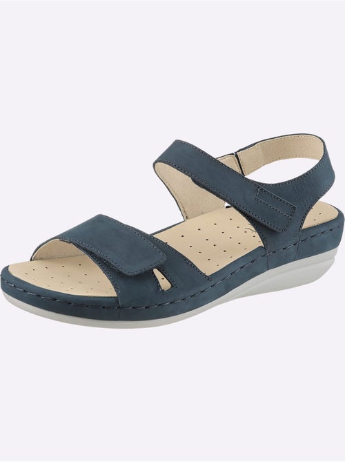 Sandales confortables avec semelle en cuir et fermetures auto-agrippantes - Taille standard - Witt - Kiabi Sandales confortables avec semelle en cuir et fermetures auto-agrippantes - Taille standard - Witt - Kiabi