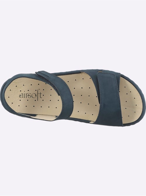 Sandales confortables avec semelle en cuir et fermetures auto-agrippantes - Taille standard - Witt - Kiabi Sandales confortables avec semelle en cuir et fermetures auto-agrippantes - Taille standard - Witt - Kiabi