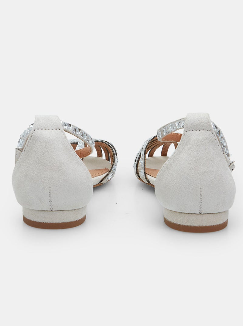 Sandales confortables BATA Argent - Kiabi