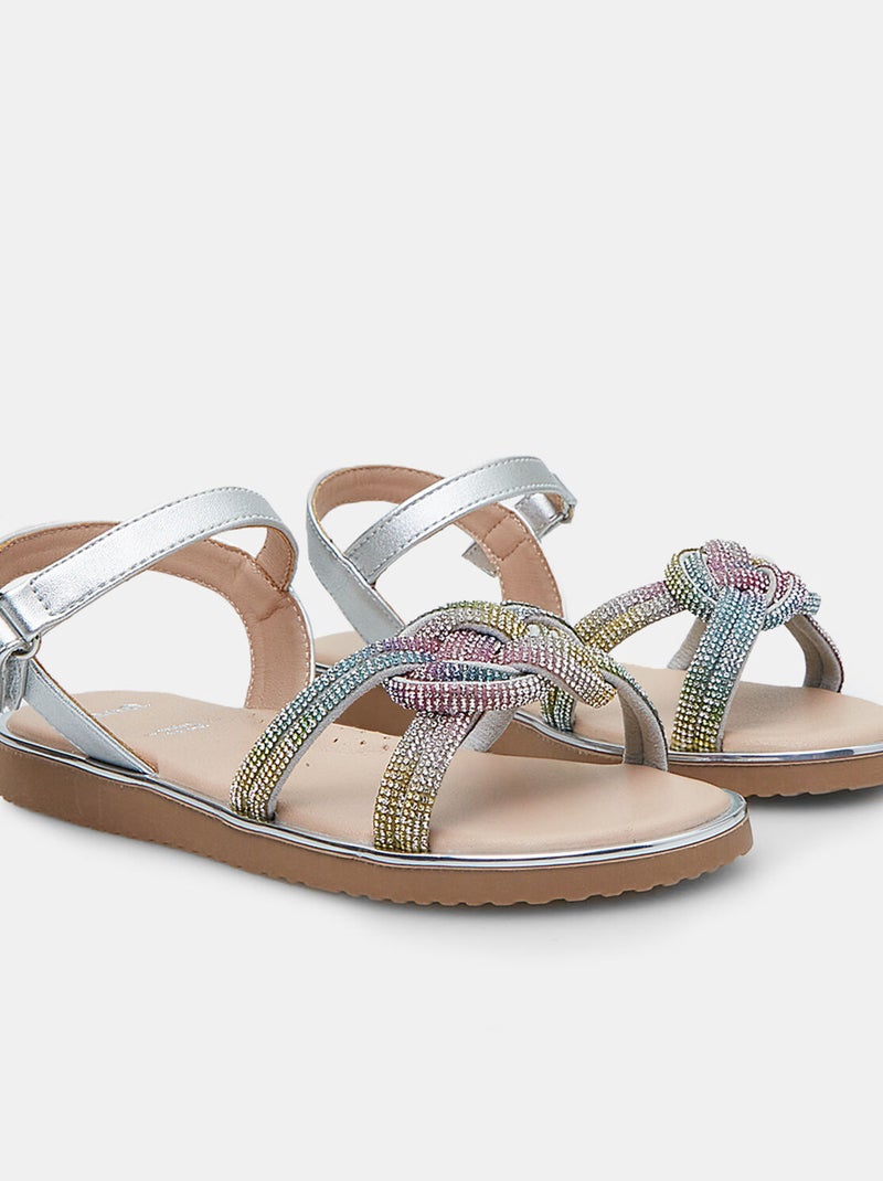 Sandales confortables BATA Argent - Kiabi