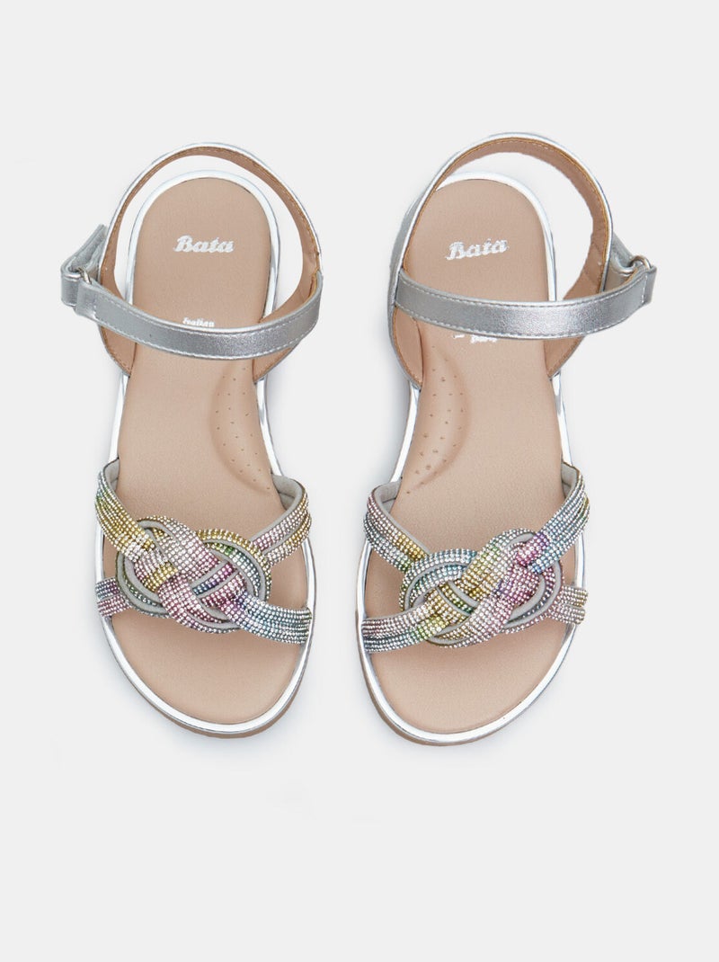 Sandales confortables BATA Argent - Kiabi