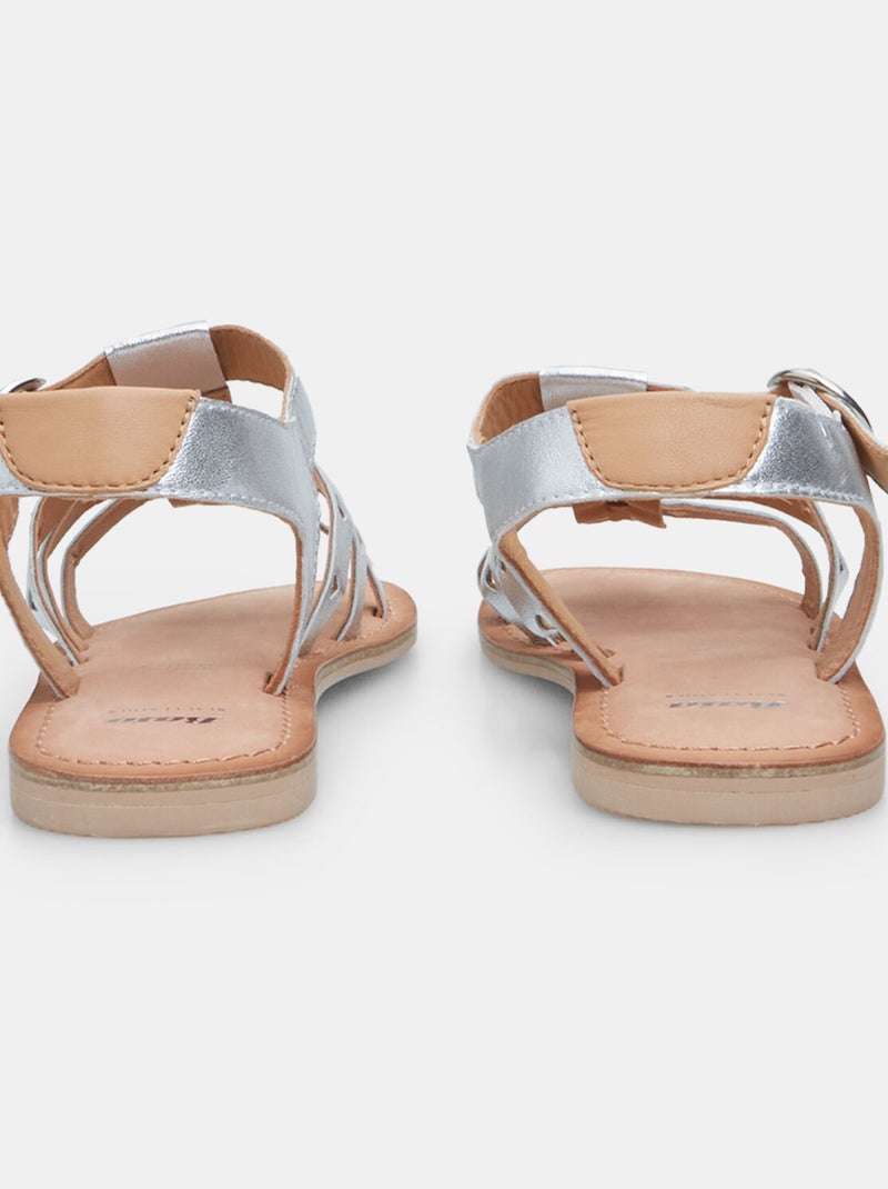 Sandales confortables BATA Argent - Kiabi