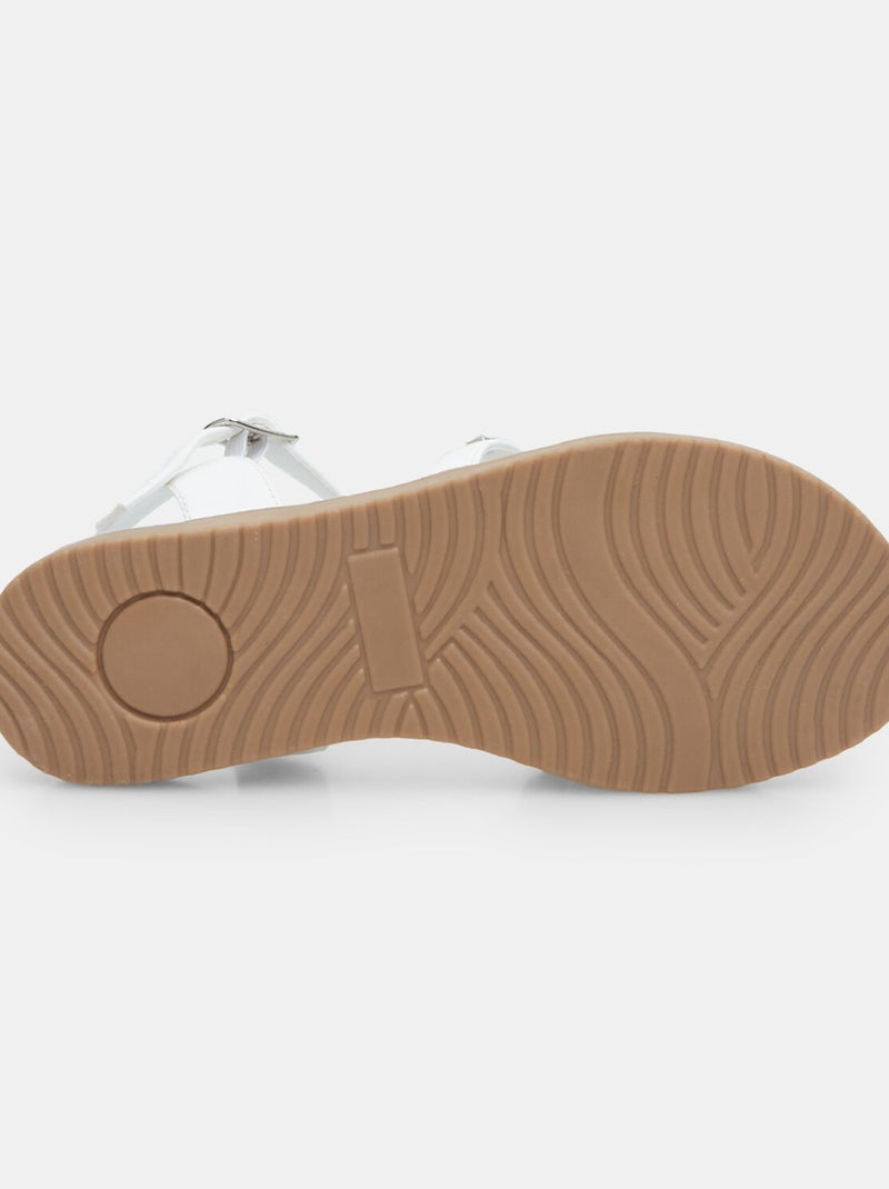 Sandales confortables BATA Blanc - Kiabi