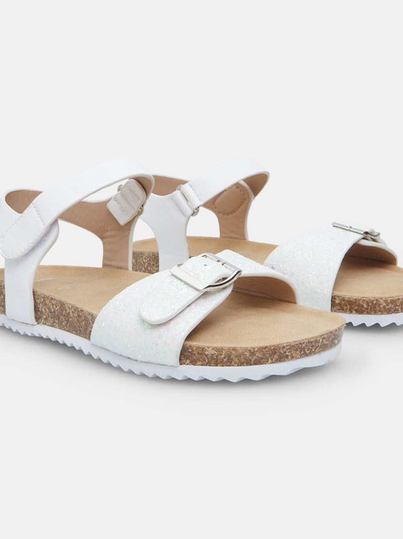 Sandales confortables BATA Blanc - Kiabi