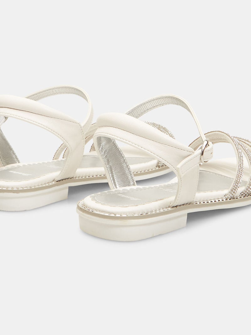 Sandales confortables BATA Blanc - Kiabi