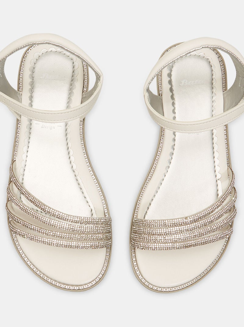 Sandales confortables BATA Blanc - Kiabi