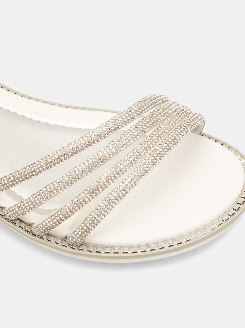 Sandales confortables BATA Blanc - Kiabi