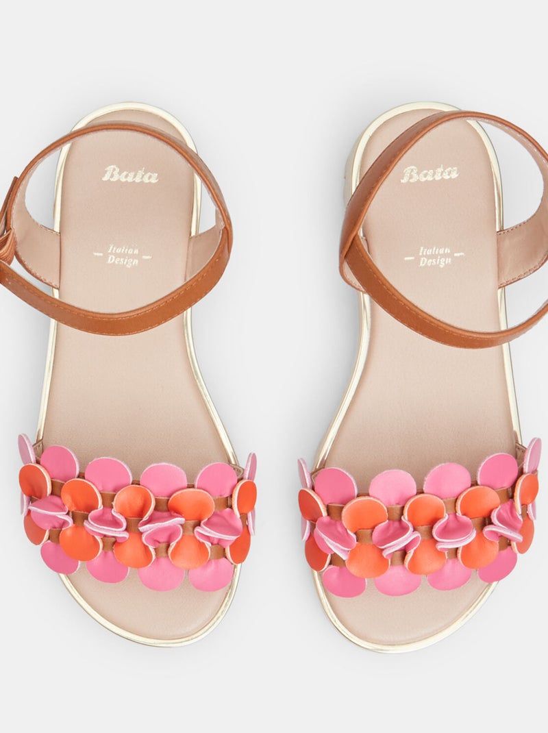 Sandales confortables BATA Bronze - Kiabi