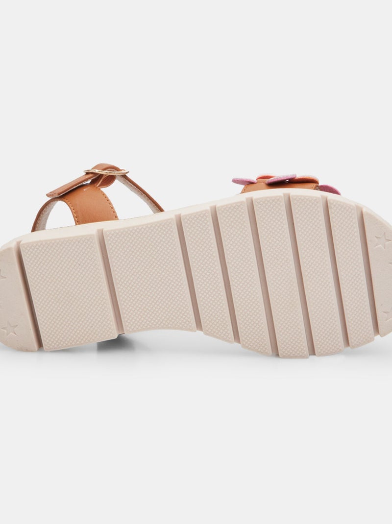 Sandales confortables BATA Bronze - Kiabi